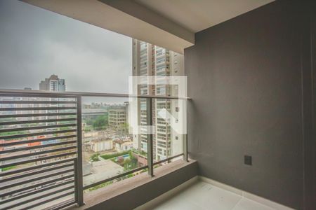 Varanda de kitnet/studio para alugar com 1 quarto, 25m² em Vila Clementino, São Paulo