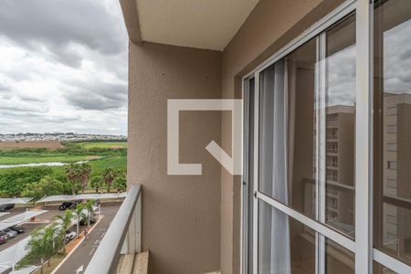 Varanda Sala de Estar/Jantar de apartamento para alugar com 2 quartos, 52m² em Vila Sao Pedro, Hortolândia