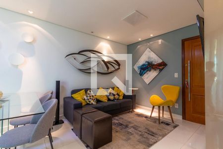 sala  de apartamento à venda com 3 quartos, 95m² em Anchieta, Belo Horizonte