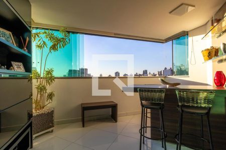 varanda de apartamento à venda com 3 quartos, 95m² em Anchieta, Belo Horizonte