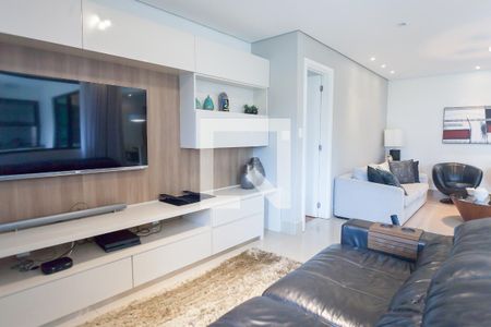 Sala de TV de apartamento à venda com 3 quartos, 134m² em Vila da Serra, Nova Lima