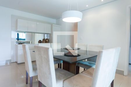 sala de jantar de apartamento à venda com 3 quartos, 134m² em Vila da Serra, Nova Lima