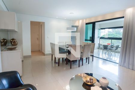 Sala de Jantar de apartamento à venda com 3 quartos, 134m² em Vila da Serra, Nova Lima