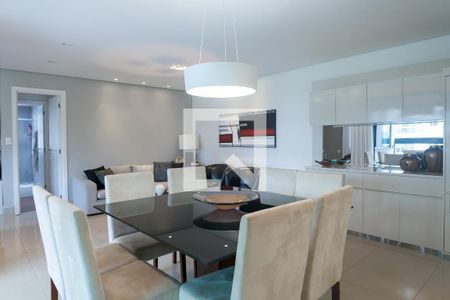 Sala de Jantar de apartamento à venda com 3 quartos, 134m² em Vila da Serra, Nova Lima