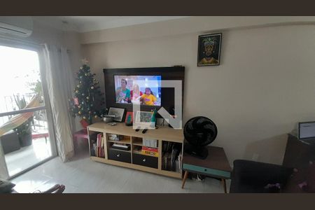 Sala de apartamento para alugar com 2 quartos, 75m² em Aviação, Praia Grande