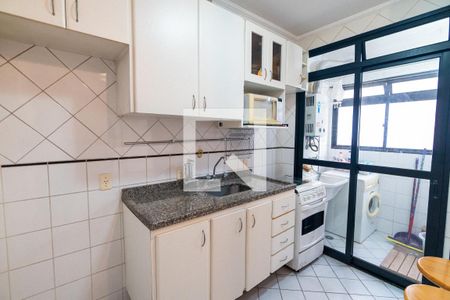 Cozinha de apartamento para alugar com 1 quarto, 30m² em Vila Monte Alegre, São Paulo