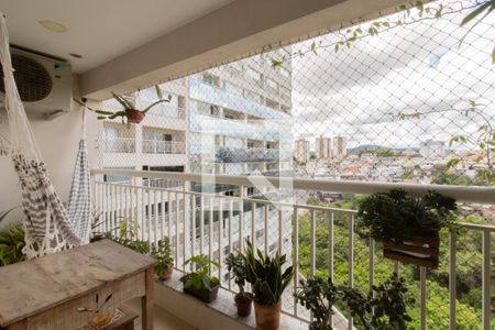 Varanda de kitnet/studio para alugar com 1 quarto, 37m² em Centro, Guarulhos