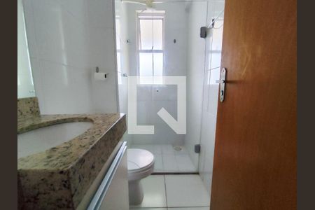 Banheiro Quarto de apartamento para alugar com 2 quartos, 59m² em Liberdade, Belo Horizonte