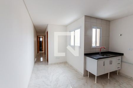 Sala/Cozinha de apartamento para alugar com 2 quartos, 100m² em Parque das Nações, Santo André