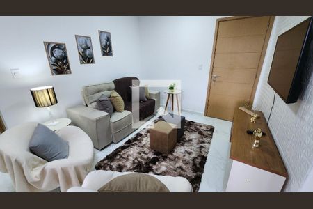 Sala de apartamento para alugar com 2 quartos, 80m² em Boqueirão, Santos