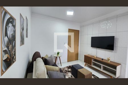 Sala de apartamento para alugar com 2 quartos, 80m² em Boqueirão, Santos