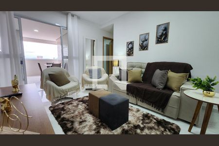 Sala de apartamento para alugar com 2 quartos, 80m² em Boqueirão, Santos