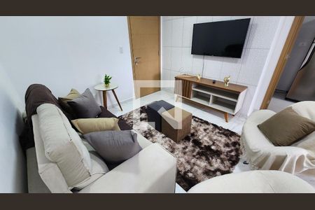 Sala de apartamento para alugar com 2 quartos, 80m² em Boqueirão, Santos