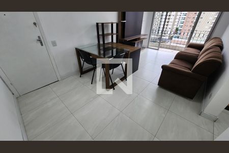 Sala de apartamento para alugar com 1 quarto, 70m² em Boqueirão, Santos