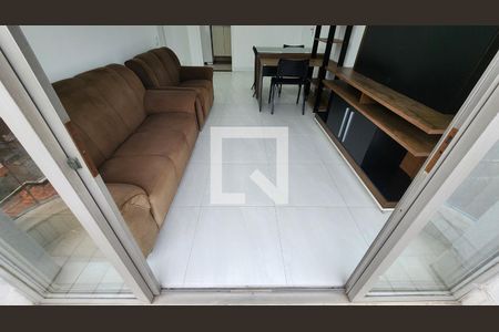 Sala de apartamento para alugar com 1 quarto, 70m² em Boqueirão, Santos