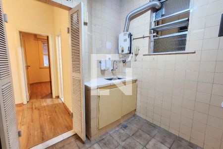 Cozinha de apartamento para alugar com 1 quarto, 38m² em Flamengo, Rio de Janeiro