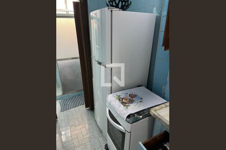 Cozinha de apartamento para alugar com 1 quarto, 40m² em José Menino, Santos