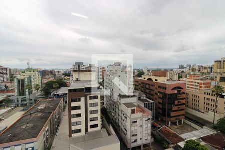 Vista da Sala de apartamento à venda com 3 quartos, 87m² em Menino Deus, Porto Alegre