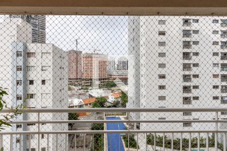 Varanda da Sala de apartamento para alugar com 2 quartos, 50m² em Santo Amaro, São Paulo