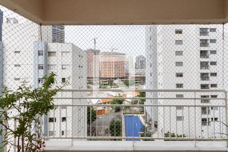 Varanda da Sala de apartamento para alugar com 2 quartos, 50m² em Santo Amaro, São Paulo