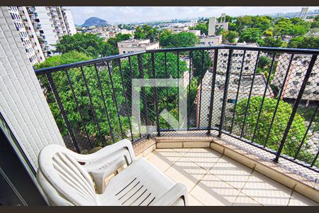 Varanda da Sala de apartamento à venda com 3 quartos, 86m² em Pechincha, Rio de Janeiro