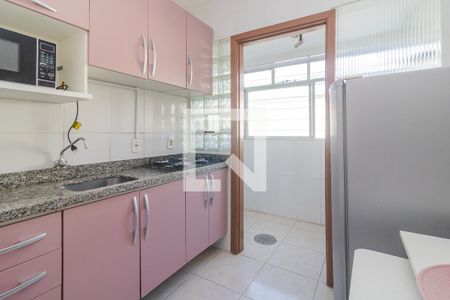 Cozinha de apartamento para alugar com 1 quarto, 31m² em Cavalhada, Porto Alegre