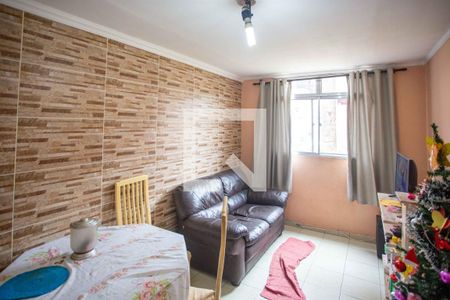 Sala de apartamento à venda com 2 quartos, 69m² em Jardim Prudência, Diadema