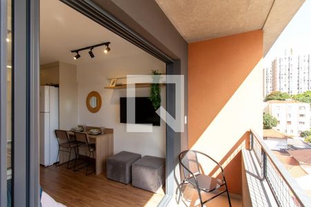 Studio Varanda de kitnet/studio para alugar com 1 quarto, 30m² em Perdizes, São Paulo