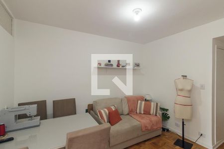 Sala de apartamento à venda com 1 quarto, 37m² em Santa Cecilia, São Paulo