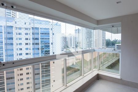 Varanda da Sala de apartamento para alugar com 3 quartos, 92m² em Vila da Serra, Nova Lima