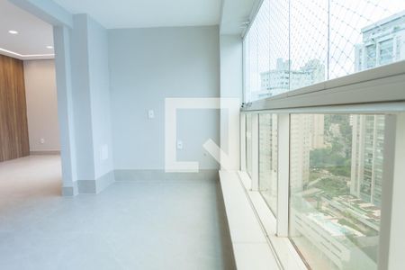 Varanda da Sala de apartamento para alugar com 3 quartos, 92m² em Vila da Serra, Nova Lima