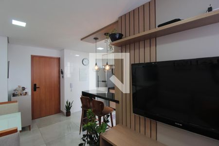 Sala de apartamento à venda com 2 quartos, 57m² em Rio Branco, Belo Horizonte