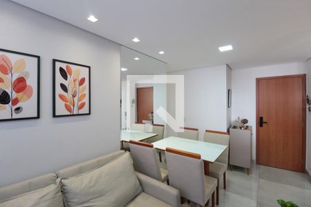 Sala de apartamento à venda com 2 quartos, 57m² em Rio Branco, Belo Horizonte