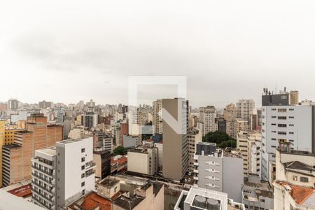 Vista da Varanda de kitnet/studio à venda com 1 quarto, 28m² em República, São Paulo