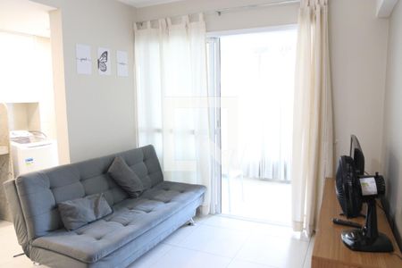 Sala de apartamento para alugar com 1 quarto, 47m² em Setor Marista, Goiânia