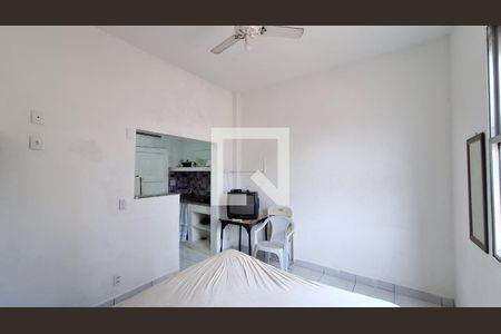 Quarto /sala de kitnet/studio para alugar com 1 quarto, 40m² em Cidade Ocian, Praia Grande