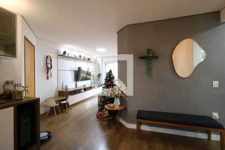 Sala de apartamento à venda com 3 quartos, 90m² em Jardim Bela Vista, Santo André