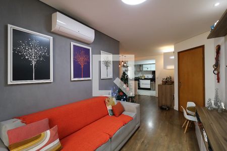 Sala de apartamento à venda com 3 quartos, 90m² em Jardim Bela Vista, Santo André