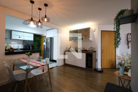 Sala de Jantar de apartamento à venda com 3 quartos, 90m² em Jardim Bela Vista, Santo André