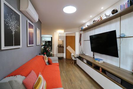 Sala de apartamento à venda com 3 quartos, 90m² em Jardim Bela Vista, Santo André