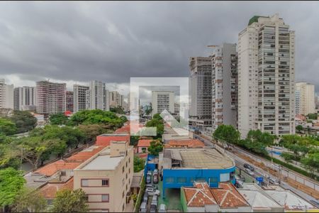 Vista da Sala de apartamento para alugar com 2 quartos, 113m² em Vila Clementino, São Paulo