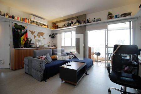 Sala de apartamento à venda com 1 quarto, 82m² em Pinheiros, São Paulo