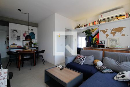 Sala de apartamento à venda com 1 quarto, 82m² em Pinheiros, São Paulo