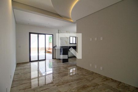 Sala de casa de condomínio para alugar com 3 quartos, 200m² em Lot. Dinora Rosa, Sorocaba