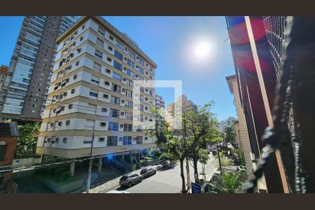 Vista da Sacada de apartamento para alugar com 3 quartos, 133m² em Gonzaga, Santos