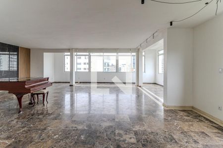 Sala de apartamento à venda com 5 quartos, 632m² em Higienópolis, São Paulo