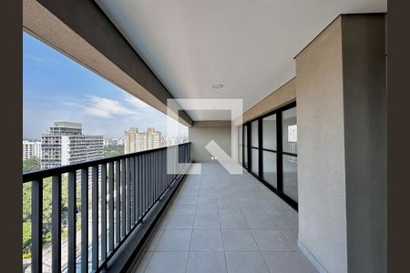 Varanda de apartamento à venda com 3 quartos, 127m² em Santo Amaro, São Paulo