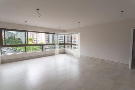 Sala de apartamento para alugar com 3 quartos, 118m² em Savassi, Belo Horizonte