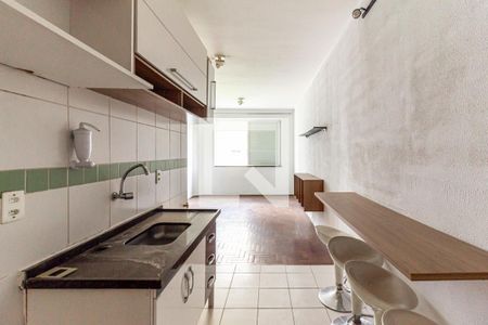 Cozinha de kitnet/studio para alugar com 1 quarto, 33m² em Santa Ifigênia, São Paulo