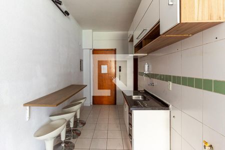 Cozinha de kitnet/studio para alugar com 1 quarto, 33m² em Santa Ifigênia, São Paulo